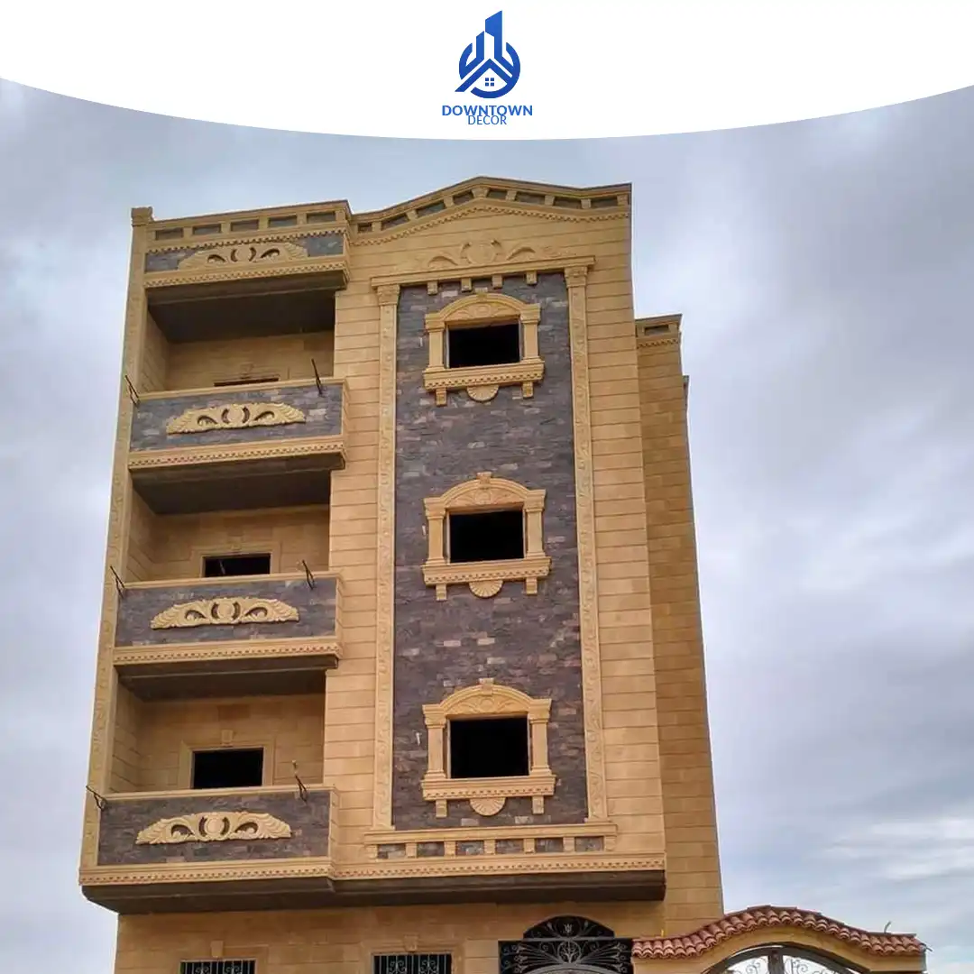 واجهات فلل حجر وبروفايل